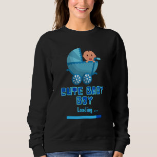 Camiseta É Um Menino Sexo Revela Um Menino Bonito Carregand