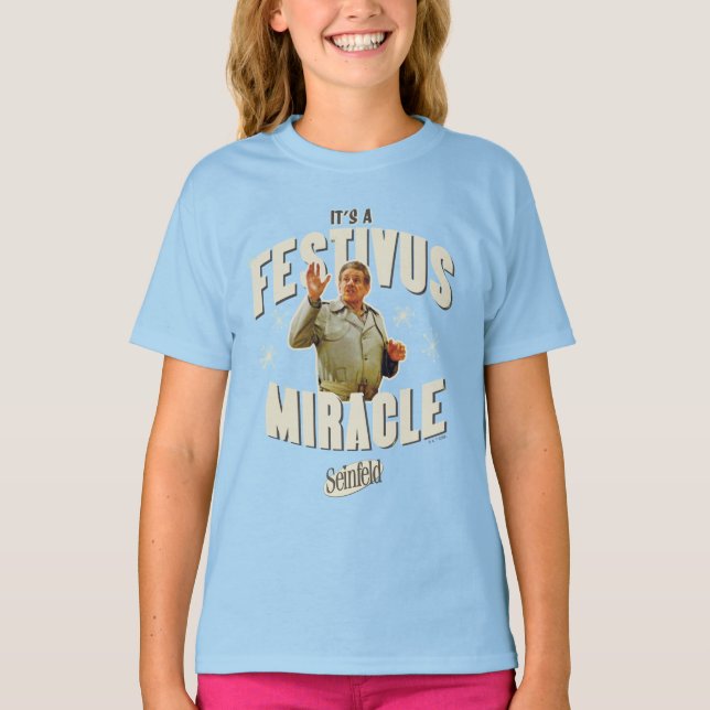 Camiseta É um Milagre do Festivus (Frente)