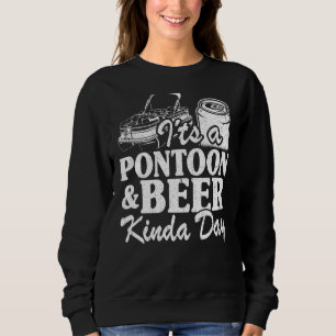 Camiseta É um Pontoon e Beer Kinda Day Lake Life Pontoon