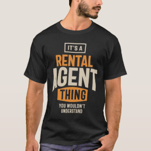 Camiseta É um presente de trabalho do agente aluguel