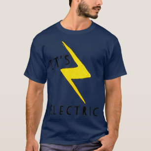 Camiseta É um relâmpago elétrico engraçado