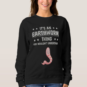 Camiseta É Um Verme De Verme Terrestre Que Cita Vermes Terr