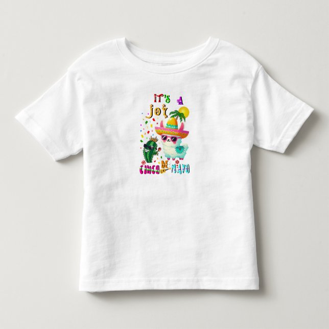 Camiseta É Uma Alegria Cinco De Mayo (Frente)