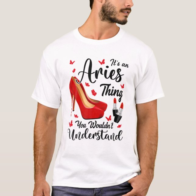 Camiseta É uma Aries Thorth Astrology Z (Frente)