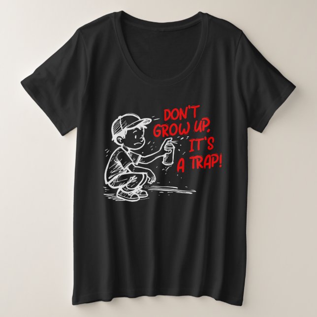 Camiseta É uma armadilha (Frente do Design)