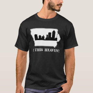 Camiseta É Uma Citação Engraçada Do Mapa Do Estado De Iowa