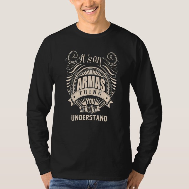 Camiseta É uma coisa ARMAS que você não entenderia (Frente)