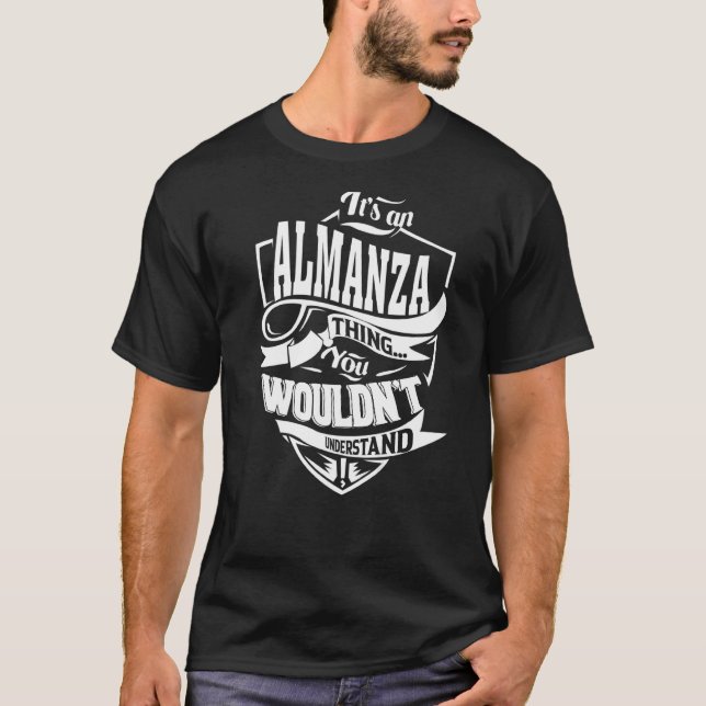 Camiseta É uma coisa da ALMANZA (Frente)