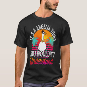 Camiseta É uma coisa da Angelia que não entenderias Ange