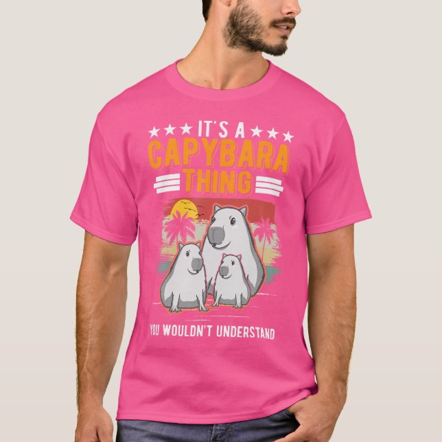 Camiseta É Uma Coisa Da Capybara Que Não Entenderias Capyb. (Frente)
