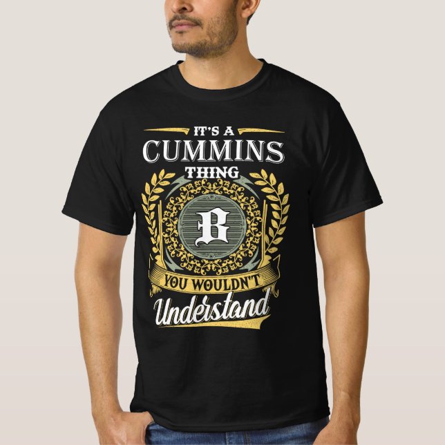 Camiseta É uma Coisa da Cummins que Você Não Entenderia (Frente)