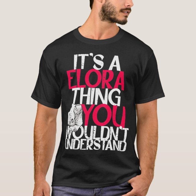Camiseta É uma coisa da Elora que você não entenderia Pullo (Frente)