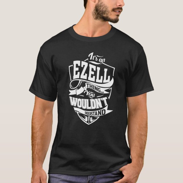 Camiseta É uma coisa da EZELL que dá prêmios (Frente)