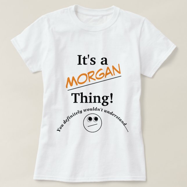 Camiseta É uma coisa da família! Personalizado de cor clara (Frente do Design)