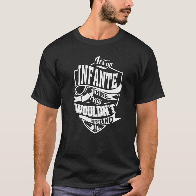 Camiseta É uma coisa da INFANTE que oferece prêmio (Frente)