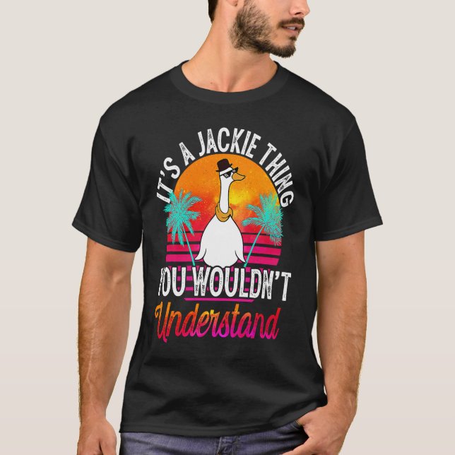 Camiseta É uma coisa da Jackie que você não entenderia Jack (Frente)