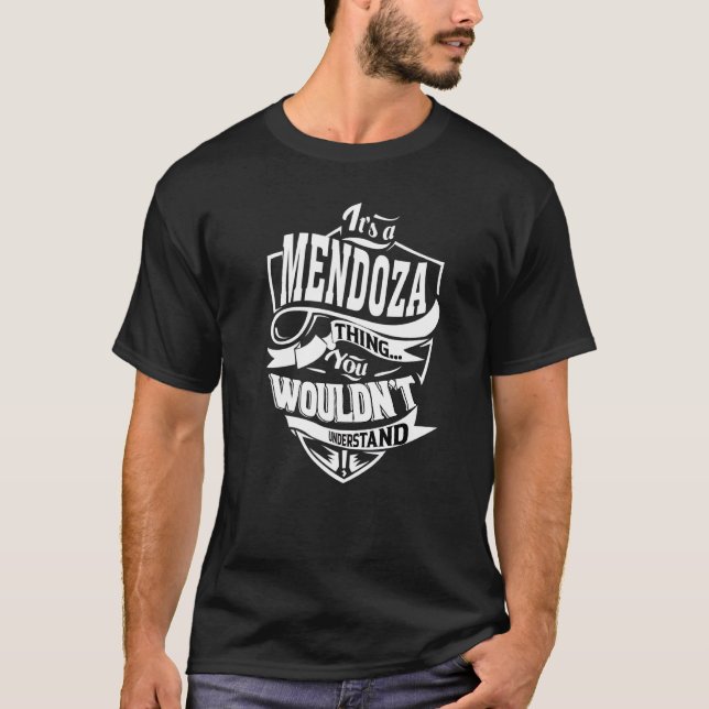 Camiseta É uma coisa da Mendoza (Frente)