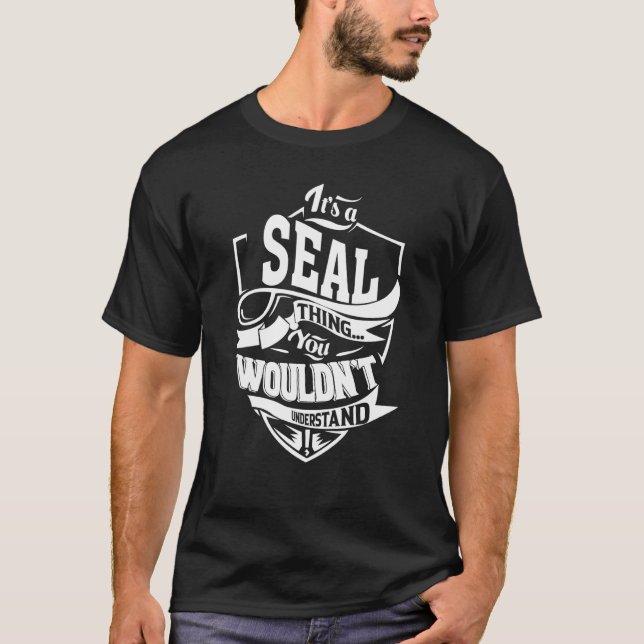 Camiseta É uma coisa da SEAL (Frente)