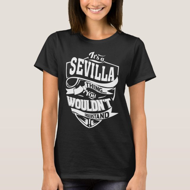 Camiseta É uma coisa da SEVILLA (Frente)