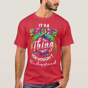 Camiseta É uma coisa da STACIE Tie Dye 60 70 Hippie STACIE