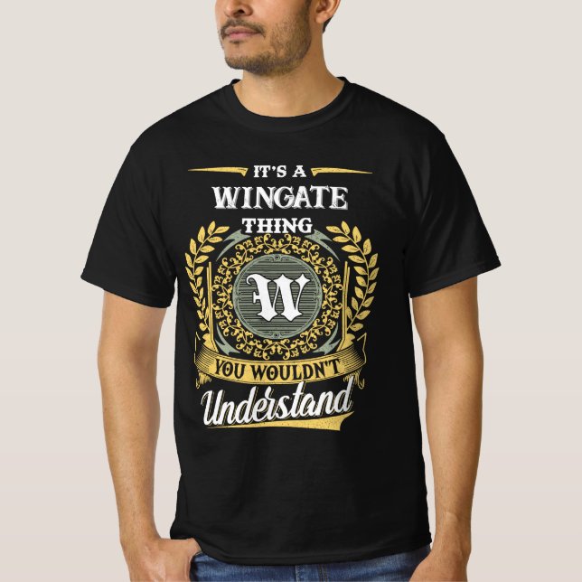 Camiseta É uma Coisa da WINGATE que Você Não Entenderia (Frente)