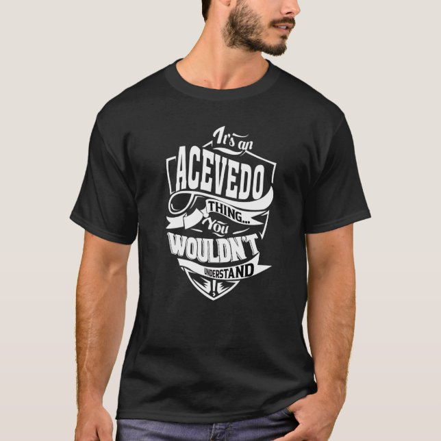 Camiseta É uma coisa de Acevedo (Frente)