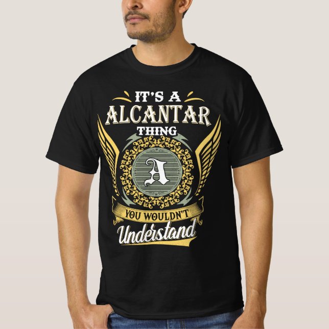 Camiseta É uma Coisa de Alcantar que Você Não Entenderia (Frente)