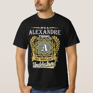 Camiseta É Uma Coisa De Alexandre Que Você Não Pode Entende