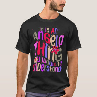Camiseta É uma Coisa de Angela Você Não Entenderia Groov