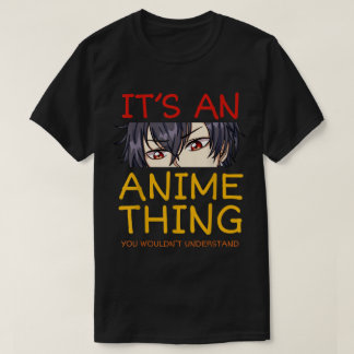 Camiseta É uma Coisa de Anime Olhos Legais de Otaku Arte