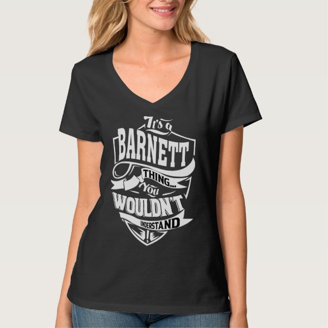Camiseta É uma coisa de barnett (Frente)