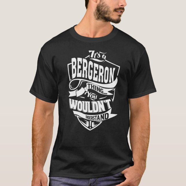 Camiseta É uma coisa de Bergeron (Frente)