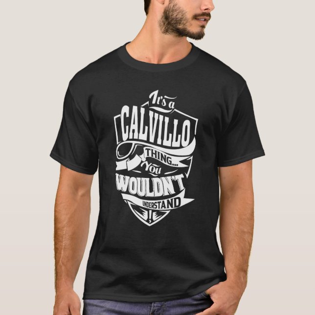 Camiseta É uma coisa de CALVILLO (Frente)