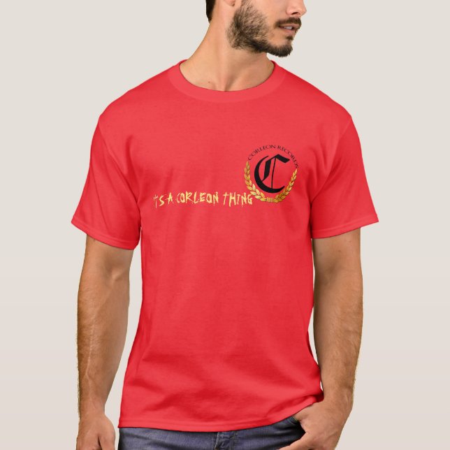CAMISETA É UMA COISA DE CORLEÃO VERMELHO PARA CAMPAR (Frente)