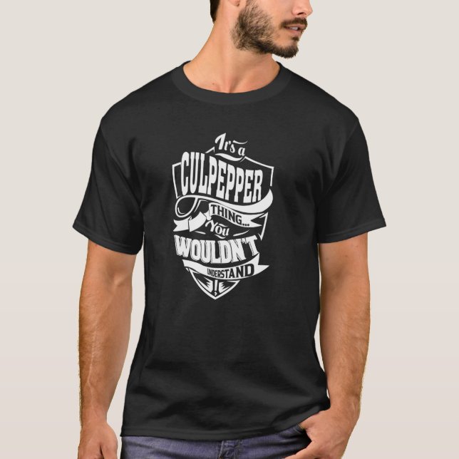 Camiseta É uma coisa de CULPEPPER (Frente)
