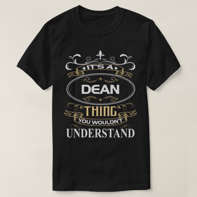 Camiseta É uma coisa de Dean que você não entenderia (Frente do Design)