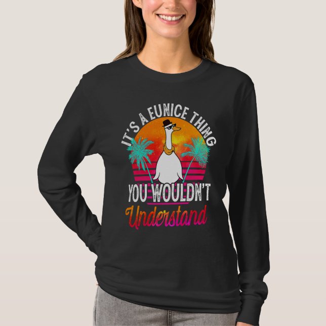 Camiseta É Uma Coisa de Eunice Que Você Não Iria Entender   (Frente)