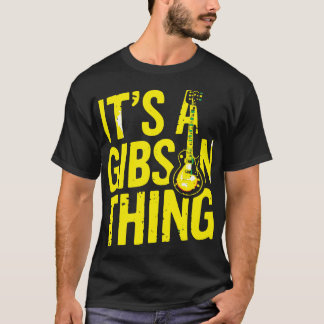 Camiseta É uma coisa de Gibson - Camisa-T do jogador de vio