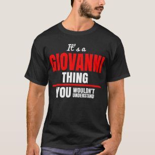 Camiseta É uma coisa de Giovanni que você não entenderia