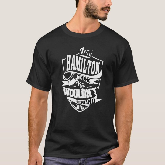 Camiseta É uma coisa de Hamilton (Frente)