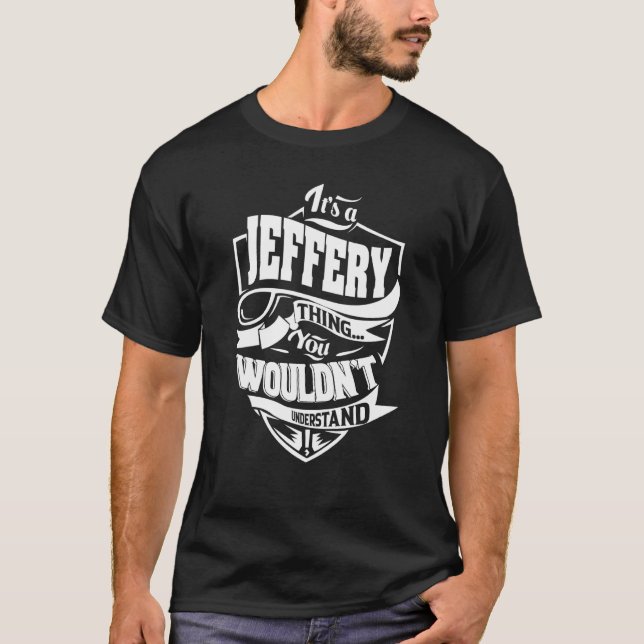 Camiseta É uma coisa de JEFFERY (Frente)