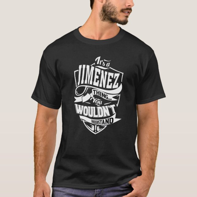 Camiseta É uma coisa de Jimenez (Frente)