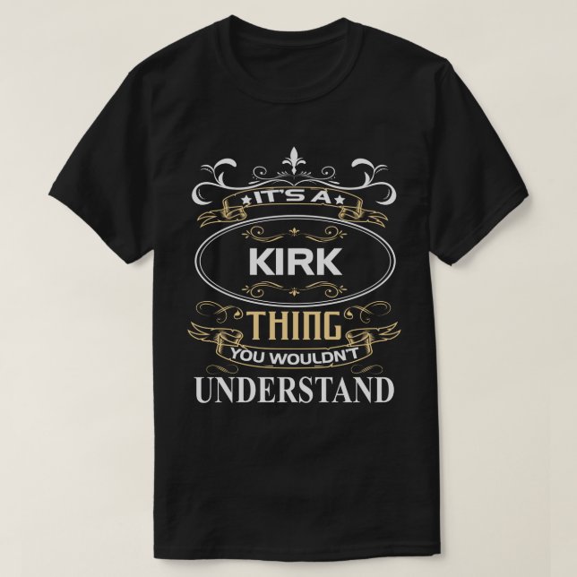 Camiseta É uma coisa de Kirk que você não entenderia (Frente do Design)