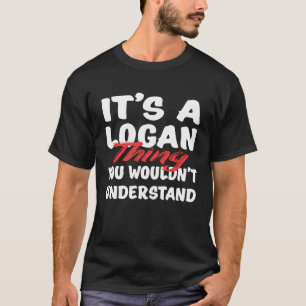 Camiseta É Uma Coisa de Logan Você Não Iria Entender Logan