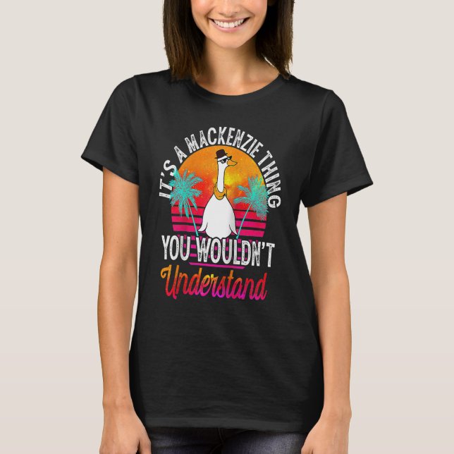 Camiseta É Uma Coisa De Mackenzie Que Você Não Entenderia M (Frente)