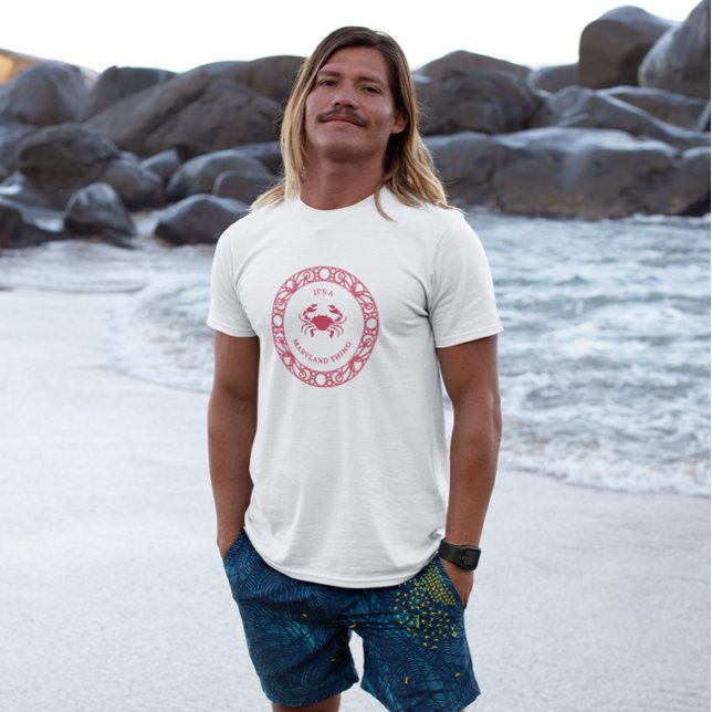 Camiseta É uma Coisa de Maryland – Caranguejos da Baía de C (Criador carregado)