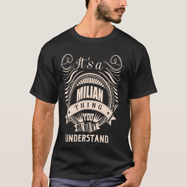 Camiseta É uma coisa de MILAN Gifts (Frente)