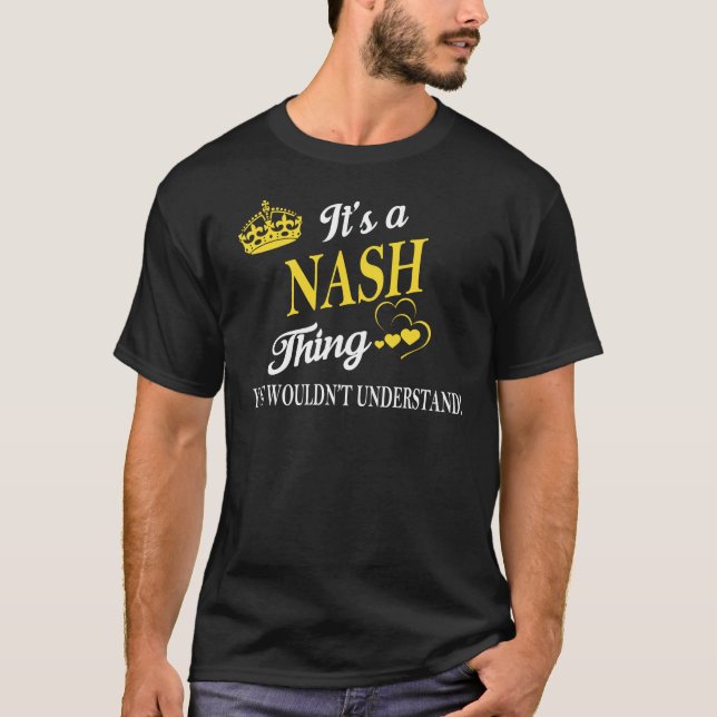 Camiseta É uma coisa de NASH que você não entenderia (Frente)