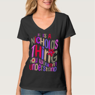 Camiseta É uma Coisa de Nicholas Você Não Entenderia Groo