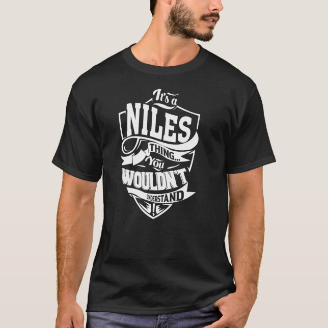 Camiseta É uma coisa de NILES (Frente)